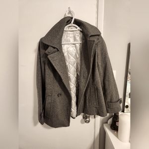 CALVIN KLIEN, grey whool jacket size 6